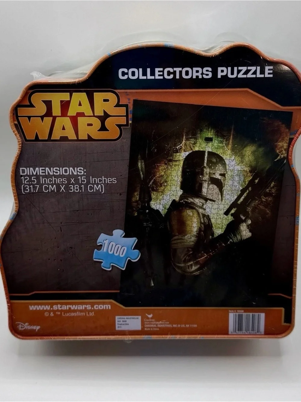 Star Wars Puzzle Featuring Mandalorian - Green & Black
